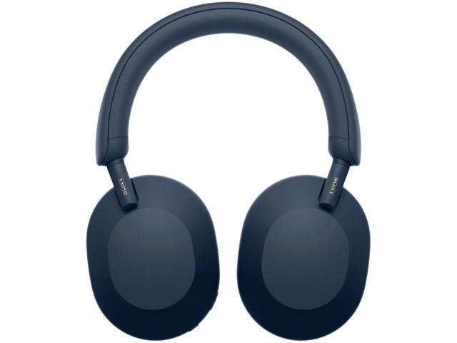 Sony - WH-1000XM5 Wireless Noise Cancelling Over-the-Ear Headphones - Blue - image 5