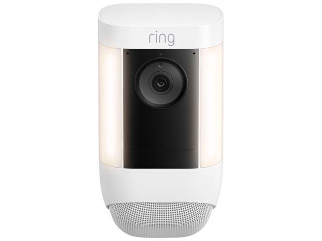 Spotlight Cam Pro, Battery with 2K Video and Ring Vision, LED Lights, Dual-Band Wifi, and 3D Motion Detection - White - image 9