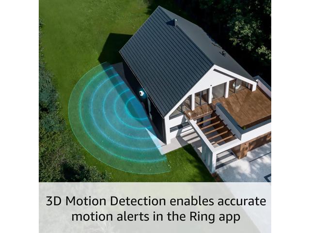 Spotlight Cam Pro, Battery with 2K Video and Ring Vision, LED Lights, Dual-Band Wifi, and 3D Motion Detection - White - image 10