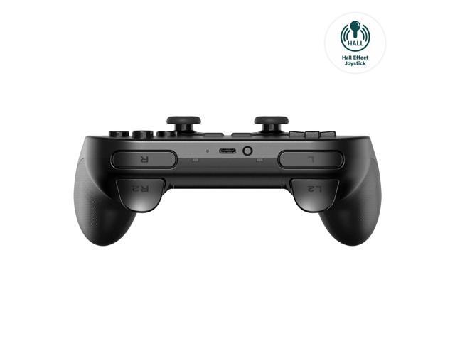 8BitDo - Pro 2 Bluetooth Controller for Switch, Windows, macOS, Android, and Steam Deck with Hall Effect Joysticks - Black - image 3