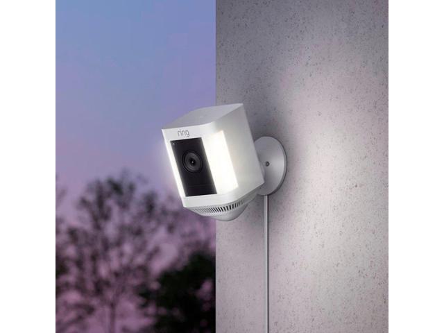 Ring - Spotlight Cam Plus Outdoor/Indoor 1080p Plug-In Surveillance Camera - White - image 4