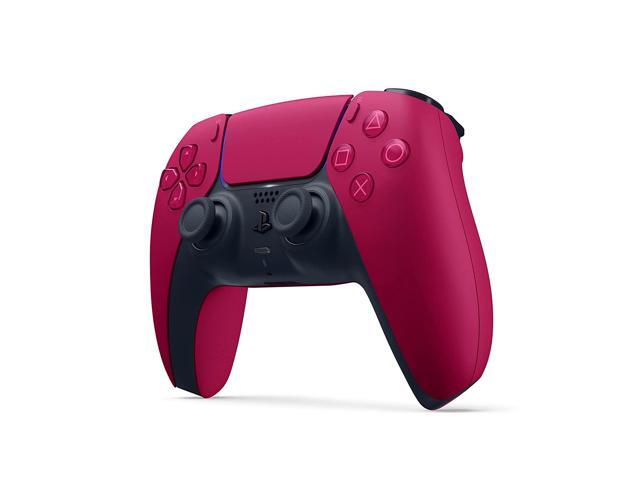 Sony PlayStation 5 DualSense Wireless Controller with MightySkins Custom Decal Skin Voucher - Cosmic Red