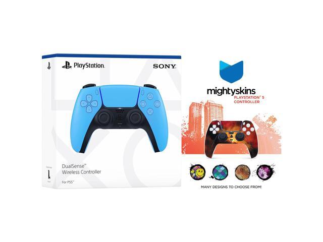 Sony PlayStation 5 DualSense Wireless Controller with MightySkins Custom Decal Skin Voucher - Starlight Blue