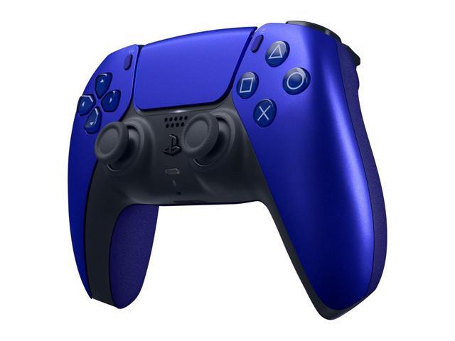 Sony PlayStation 5 DualSense Wireless Controller with MightySkins Custom Decal Skin Voucher - Cobalt Blue