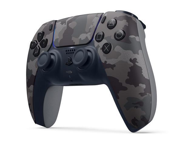 Sony PlayStation 5 DualSense Wireless Controller with MightySkins Custom Decal Skin Voucher - Gray Camo