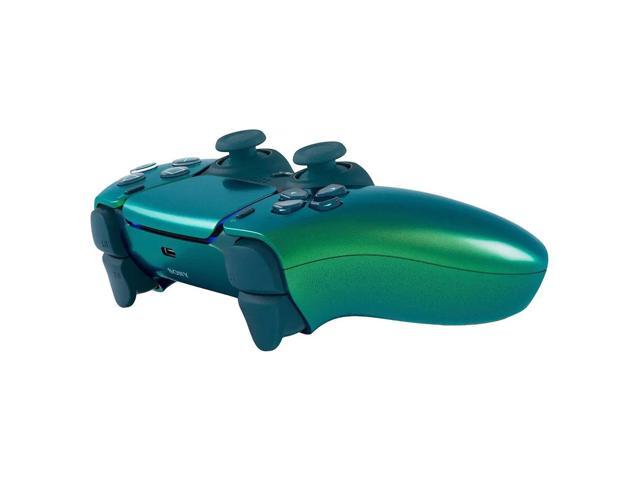 Sony PlayStation 5 DualSense Wireless Controller with MightySkins Custom Decal Skin Voucher - Chroma Teal