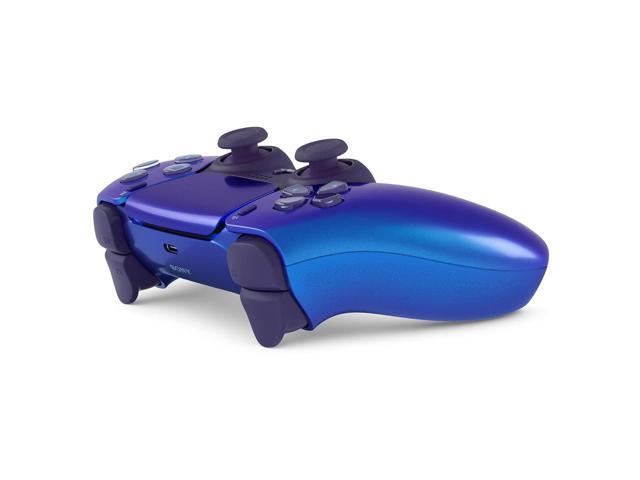 Sony PlayStation 5 DualSense Wireless Controller with MightySkins Custom Decal Skin Voucher - Chroma Indigo