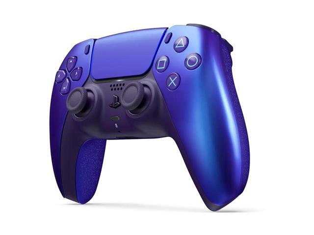 Sony PlayStation 5 DualSense Wireless Controller with MightySkins Custom Decal Skin Voucher - Chroma Indigo