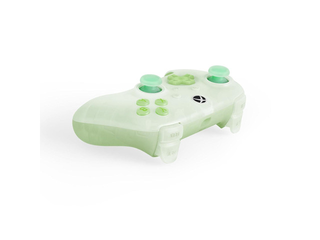 8Bitdo Ultimate Mini Wired Controller with RGB Ring, Hall Effect Joysticks and Triggers for Xbox, Windows - Translucent Green