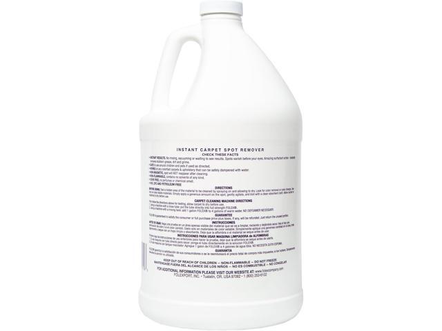 Folex Instant Carpet Spot Remover Carpet Cleaner with Reusable Cleaning Cloth - 128 oz - Removes Pet Accidents, Grease, Red Wine and More - 4 Pack