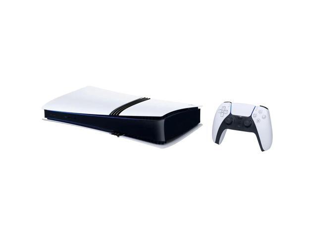 Sony Playstation 5 Pro Bundle with Extra Galactic Purple Controller, Plantronics Headset, Trigger Stop Kit, Dual Charge Dock and MightySkins Decal...