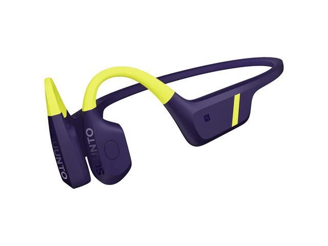 Suunto AQUA Waterproof Open-Ear Swimming Bone Conduction Bluetooth Headphones with Built in MP3 Player - Lime Blue