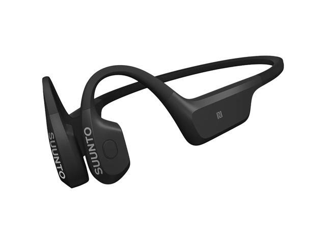 Suunto AQUA Waterproof Open-Ear Swimming Bone Conduction Bluetooth Headphones with Built in MP3 Player - Black