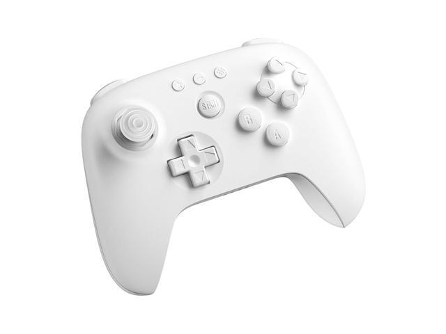 8Bitdo 64 Bluetooth Controller for Analogue 3D, Switch, Switch 2, Windows, and Android (White)