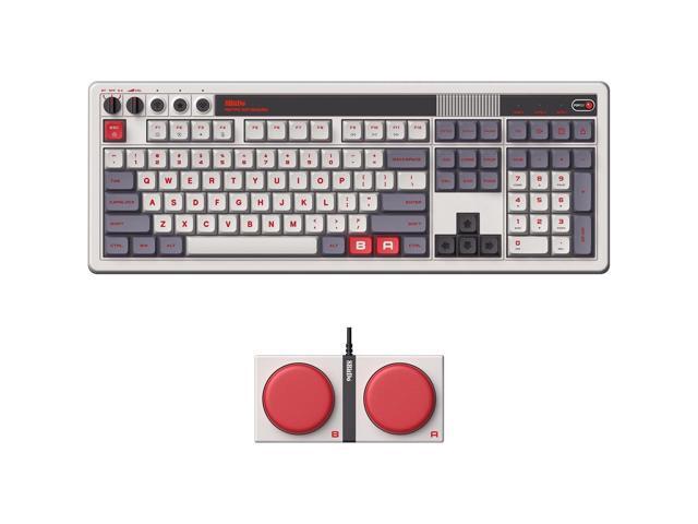 8BitDo Retro Wireless Gaming Mechanical Keyboard with Number Pad for Windows and Android - N Edition
