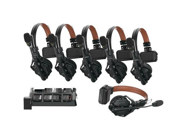 Hollyland Solidcom C1 Pro-6S Full-Duplex ENC Wireless Intercom System with 6 Headsets