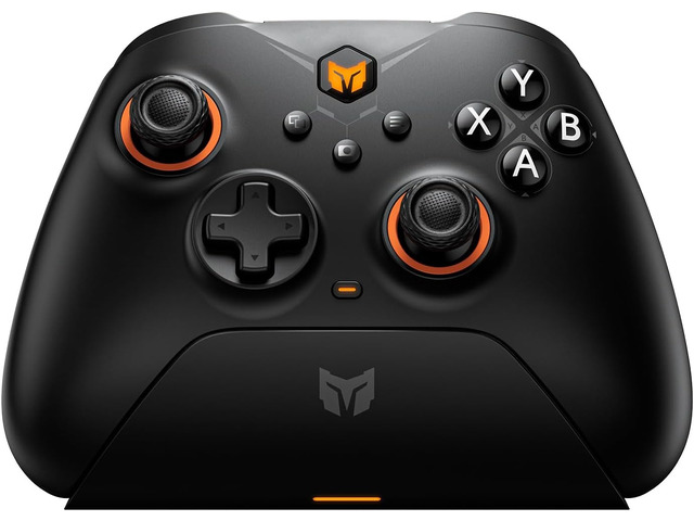 BIGBIG WON Gale Hall Bluetooth Wireless Controller with Hall Effect Triggers with Charging Dock for Switch, PC, Android and iOS - Black