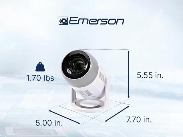 Emerson EVP-3003 1080p HD 150' Home Theater WiFi & Bluetooth LCD Projector