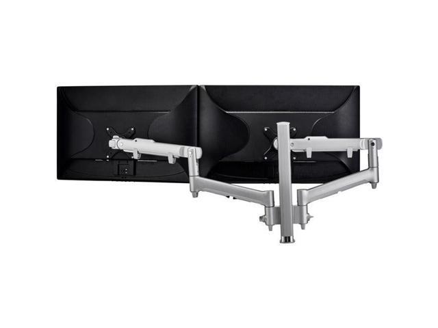 Atdec AWMS-2-D40-F-S - mounting kit - adjustable dual arms - for 2 monitors - silver - image 3