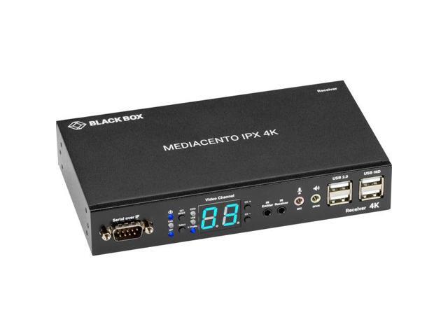 Black Box MediaCento IPX 4K Receiver - HDMI- USB- Serial- IR- Audio - 1 Computer(s (VXHDMI4KIPRX) - image 6