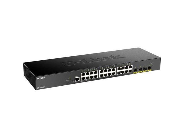 D-Link DGS 1250-28X - Switch - L3 Lite - smart - 24 x 10/100/1000 + 4 x 10 Gigabit SFP+ - rack-mountable