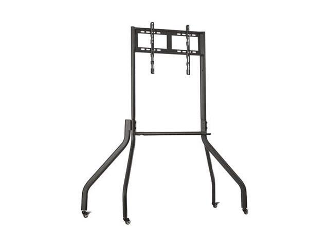 Tripp Lite Mobile Rolling TV Cart for Television Displays, Wide Legs for Extra Stability, Locking Casters, Height Adjustable, Durable Metal Frame,...