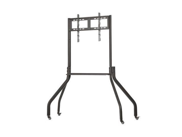 Tripp Lite Mobile Rolling TV Cart for Television Displays, Wide Legs for Extra Stability, Locking Casters, Height Adjustable, Durable Metal Frame,...