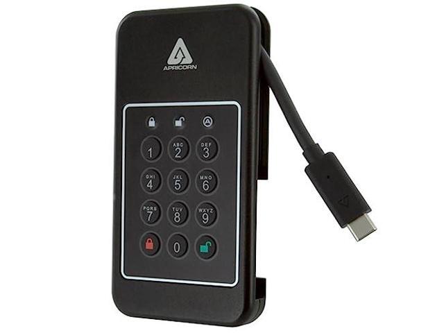 Apricorn Aegis NVX - Ultra high Speed Ruggedized SSD, USB 3.0 encrypted Drive