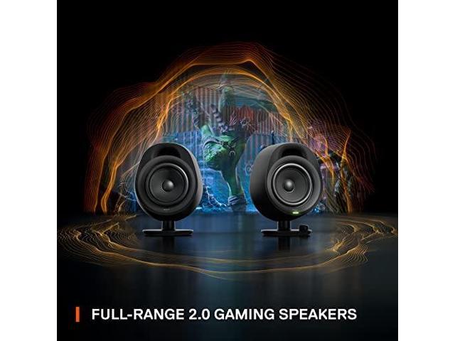 SteelSeries - Arena 9 5.1 Bluetooth Gaming Speakers with RGB Lighting (6 Piece) - Black - image 4
