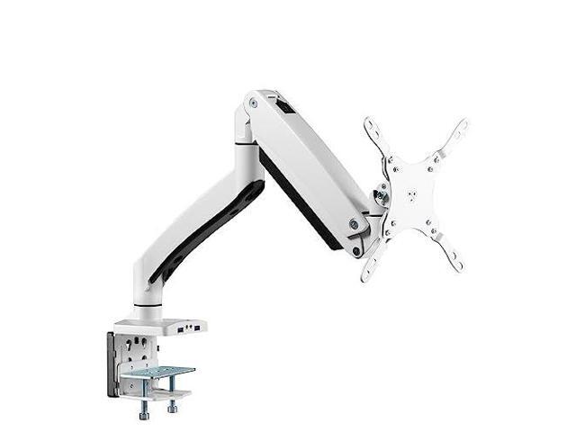 SIIG CE-MT3111-S1 Dual Monitor Aluminum Heavy Duty Desk Mount with USB and Audio Ports - White - image 11