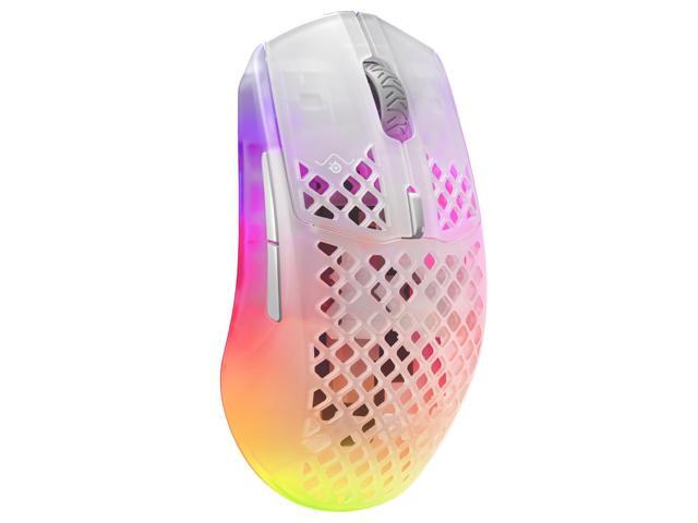 SteelSeries - Aerox 3 Super Light Honeycomb Wireless RGB Optical Gaming Mouse - Wireless - Ghost Edition - image 8