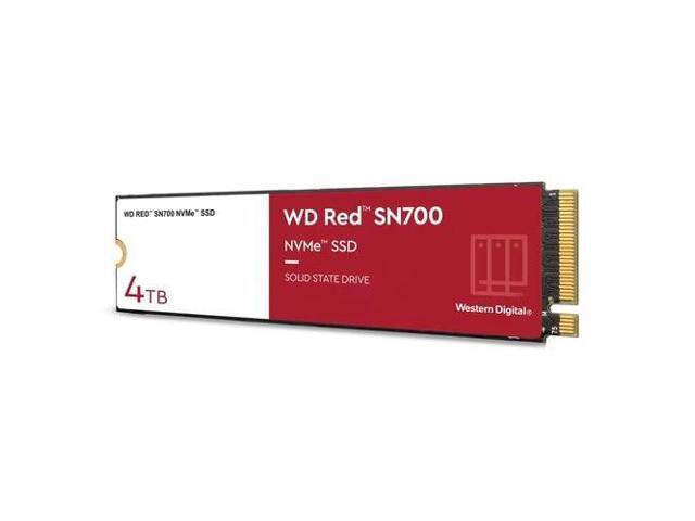 WD Red S700 WDS400T1R0C 4 TB Solid State Drive - M.2 2280 Internal - PCI Express NVMe (PCI Express NVMe 3.0 x4) - Storage System Device Supported -...