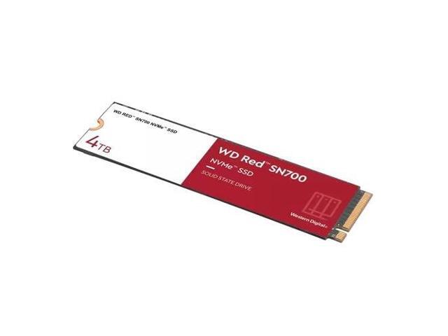 WD Red S700 WDS400T1R0C 4 TB Solid State Drive - M.2 2280 Internal - PCI Express NVMe (PCI Express NVMe 3.0 x4) - Storage System Device Supported -...