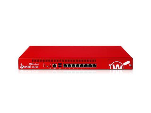 WatchGuard Firebox M290 High Availability Firewall - 8 Port - 10/100/1000Base-T - Gigabit Ethernet - 8 x RJ-45 - 1 Total Expansion Slots - 1 Year...