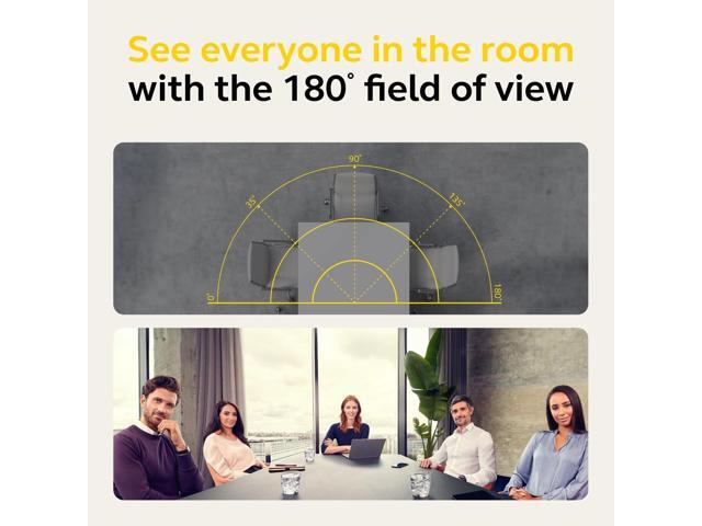 Jabra PanaCast 50 180° Panoramic 4K USB Collaboration Videobar - Grey - image 6