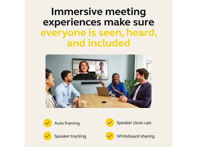 Jabra PanaCast 50 180° Panoramic 4K USB Collaboration Videobar - Grey - image 9