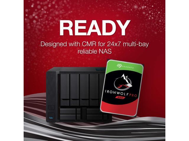 Seagate IronWolf Pro, 10 TB, Enterprise NAS Internal HDD CMR 3.5 Inch, SATA 6 Gb/s, 7,200 RPM, 256 MB Cache for RAID Network Attached Storage...