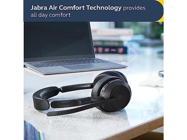 Jabra Evolve2 55 Link380a UC Stereo Headset - Black - image 6