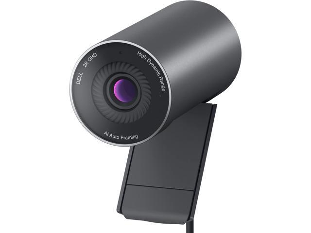 Dell WB5023 Webcam - 60 fps - USB 2.0 Type A - 2560 x 1440 Video - CMOS Sensor - Auto-focus - 4x Digital Zoom - Microphone - Display Screen,...