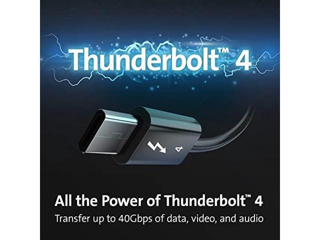 Kensington SD5760T Thunderbolt 4 Dual 4K Docking Station, 100W PD, 2 x HDMI, SD/Micro SD 4.0 Card Slots, 60Hz, for Windows Laptops and MacBook Pro...