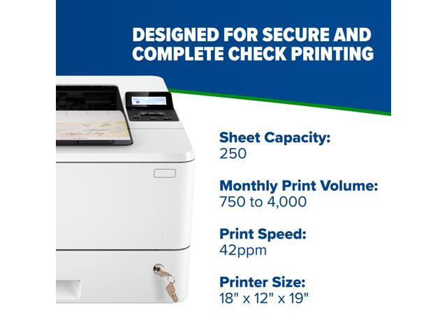 TROY 4001DN MICR Printer, Check Printing, 250 Sheet Capacity, 1 Locking Tray, 3 Trays Maximum, Up to 42ppm