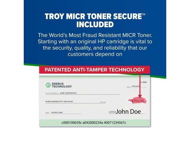 TROY 4001DN MICR Printer, Check Printing, 250 Sheet Capacity, 1 Locking Tray, 3 Trays Maximum, Up to 42ppm
