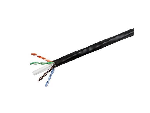 Monoprice Cat6 CMP Bulk Cable - (UL) 1000 Feet - Purple UTP, Solid, 23AWG, 550Mhz, Pure Bare Copper Wire, Plenum Reelex II, For Networking, LAN,...