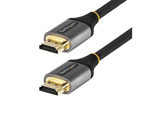 StarTech 16ft/5m HDMI 2.1 Cable Certified Ultra High Speed HDMI Cable 48Gbps 8K 60Hz/4K 120Hz HDR10+ 8K HDMI Cable Monitor/Display HDMM21V5M
