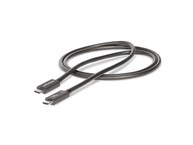 StarTech 1m Thunderbolt 4 Cable 40Gbps 100W PD TBLT4MM1M