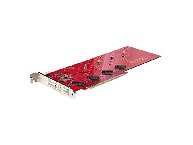 StarTech Quad M.2 PCIe Adapter Card PCIex16 QUADM2PCIECARDB