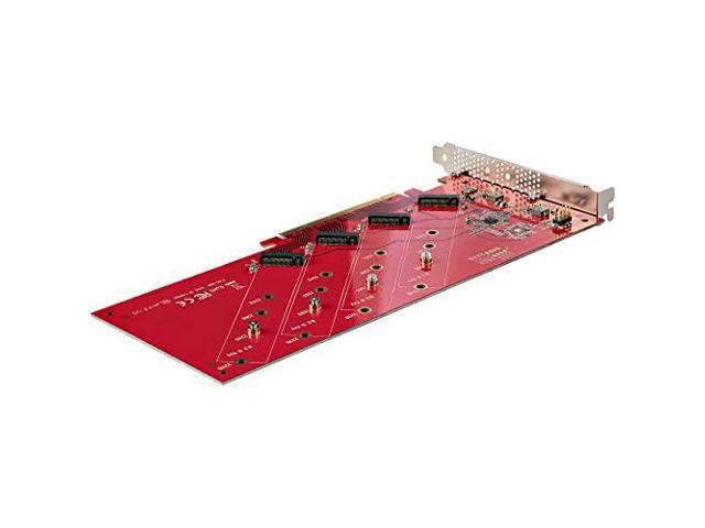 StarTech Quad M.2 PCIe Adapter Card PCIex16 QUADM2PCIECARDB