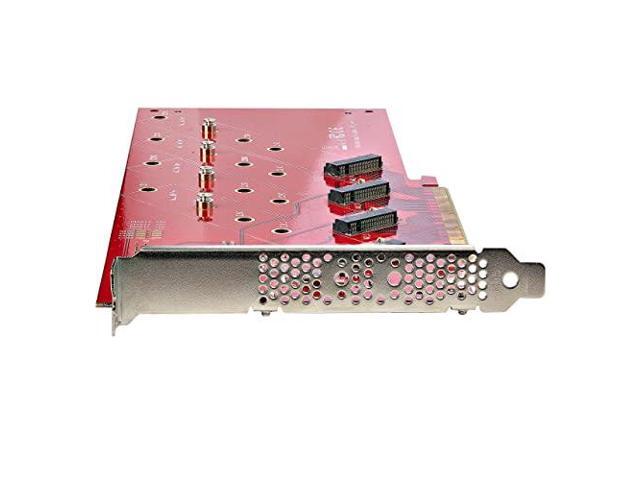 StarTech Quad M.2 PCIe Adapter Card PCIex16 QUADM2PCIECARDB
