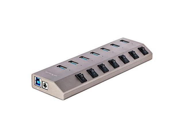 StarTech 7-Port Self-Powered USB-C 3.0 5Gbs Expansion Hub 5G7AIBSUSBHUBNA