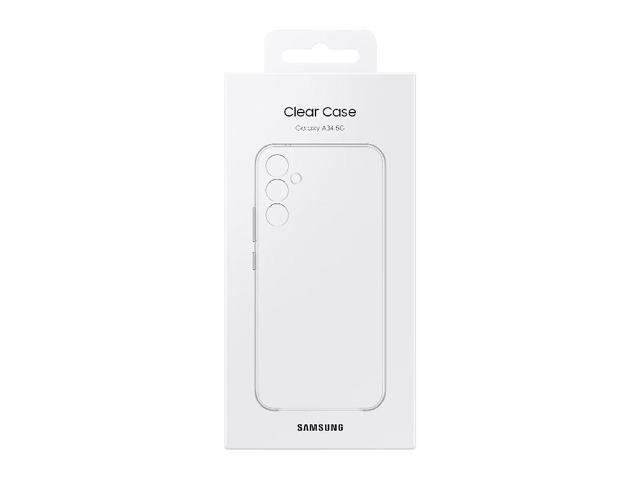 Original Samsung Official Galaxy A34 5G Clear Case (EF-QA346)